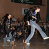 From a Hip Hop live performance with Académie Danielle Nepveu, as Michael Jackson (Image of Celinka Serre, with Lucie Belleville and Andée-Ann Nepveu)