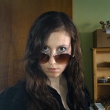 Attitude with sunglasses, hair down - 2011 (Image of Celinka Serre)