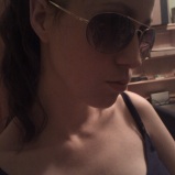 Attitude with sunglasses, hair tied - 2011 (Image of Celinka Serre)