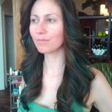 First time with green streak, angle 2 (June 2012) (Image of Celinka Serre)