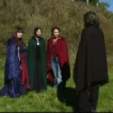"Show" ("A Game Through Time" - 2005-2006) (Image of Celinka Serre, with Valérie Séguin, Denise Paquet and Tommy Furino)