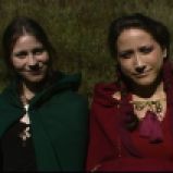 "Cheer we up his sprites..." ("A Game Through Time" - 2005-2006) (Image of Celinka Serre, with Denise Paquet)